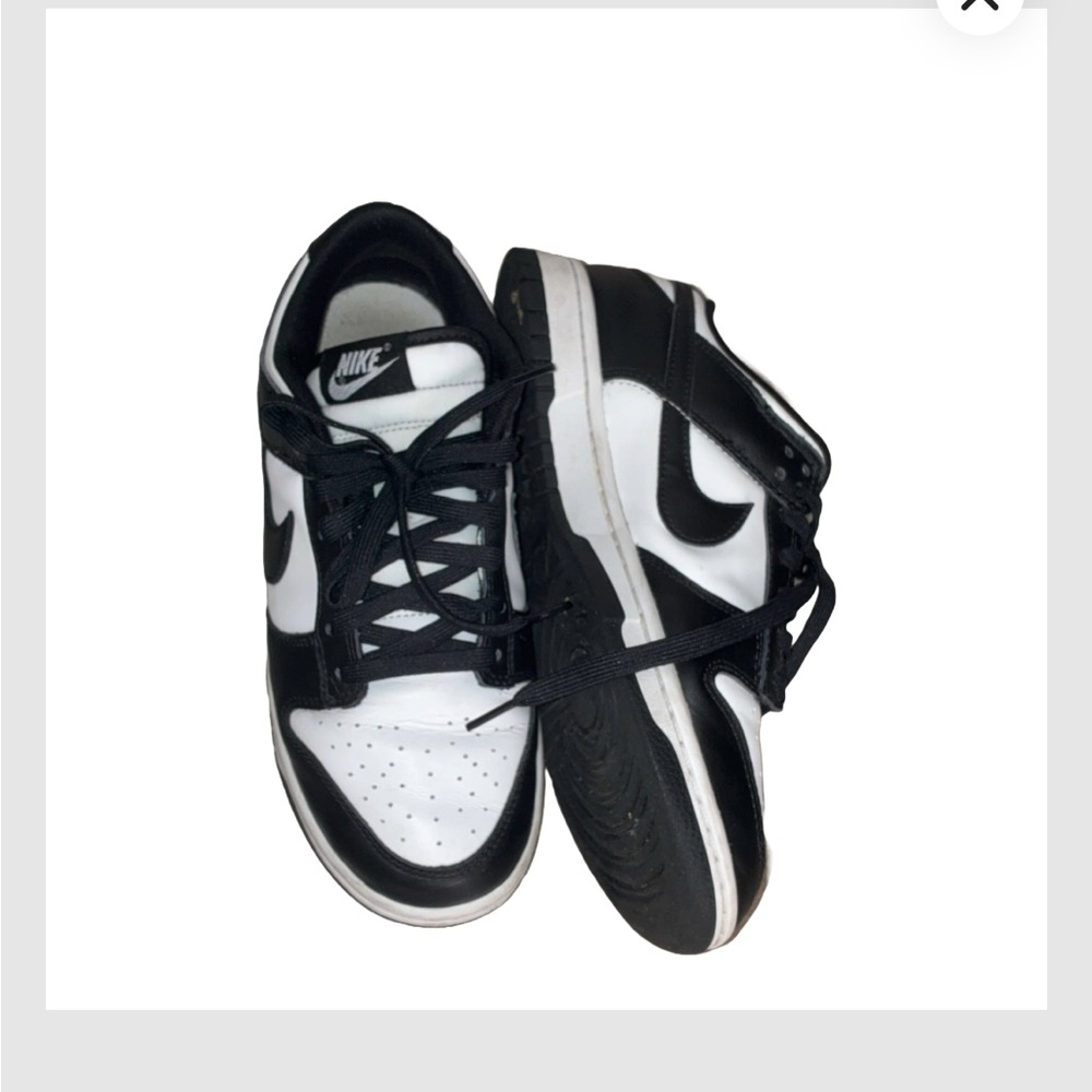 Nike Black and White Sneakers Classic High-Top Design